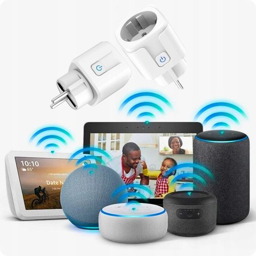 INTELIGENTNE GNIAZDKO WiFi SMART TUYA WATOMIERZ PROGRAMATOR TIMER na Arena.pl