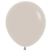 Balon lateksowy pastelowy biały piasek 45cm 25szt