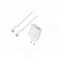 Szybka ładowarka 45W z długim kablem 2m 2 wejścia do Samsung Galaxy S21+ 5G