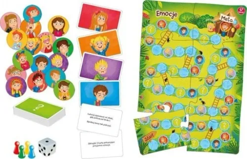 EMOCJE | Gra planszowa dla dzieci i doroszłych | Zabawa i psychologia na Arena.pl