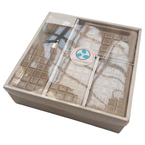 Ceramiczny Zestaw Łazienkowy 4 Części Cappucino na Arena.pl