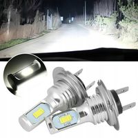 2x Żarówki LED H7 komplet Mocne 8000 LM 6500K LED 1:1 80W Canbus +250%