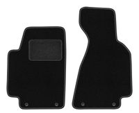 Dywaniki przednie welurowe do: Audi 80 B5 1994-2000 cabrio czarne
