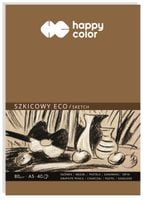 blok szkicowy eco, art, a5, 40 ark, 80g, happy a'5
