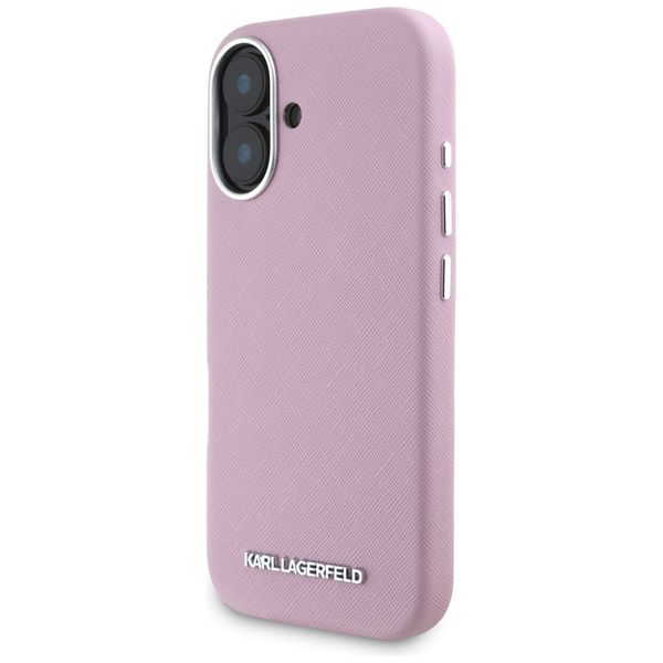 Etui Karl Lagerfeld do iPhone 16, Różowy, MagSafe zdjęcie 2