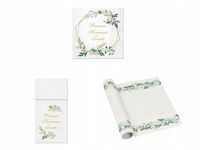 Zestaw komunijny Komunia Święta Serwetki Bieżnik Kieszonki