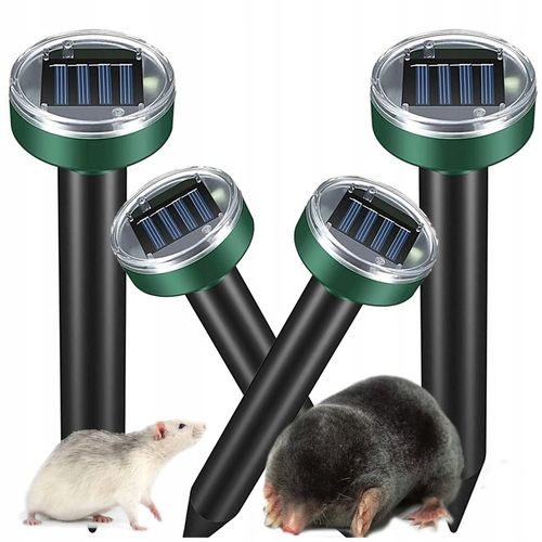 4x MOCNY ODSTRASZACZ KRETÓW SOLARNY NA KRETY NORNICE MYSZY GRYZONI XXL na Arena.pl