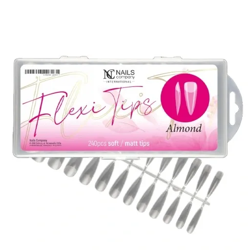 Nails Company Formy Flexi Tips - Almond 240 szt zdjęcie 3