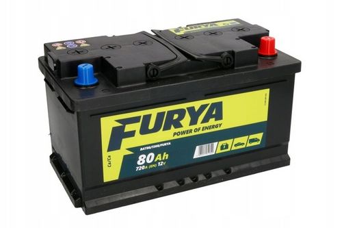 Akumulator FURYA 12V 80Ah 720A P+ EN 720A na Arena.pl
