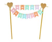 Dekoracja na tort topper Mam Roczek dla dziewczynki