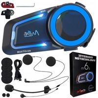 INTERKOM MOTOCYKLOWY MaxTo M6S MESH SYSTEM DO 8 MOTOCYKLISTÓW PO POLSKU