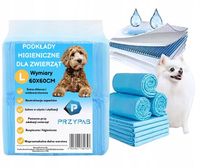 PODKŁADY DLA PSÓW HIGIENICZNE MATY 60X60 100SZT NAUKA SIKANIA CHŁONNE