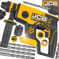 WIERTARKO-WKRĘTARKA UDAROWA AKUMULATOROWA 1.7J MOCNA Z UDAREM SDS+ JCB