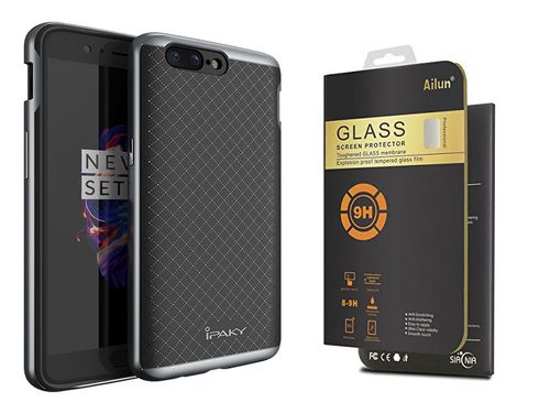 ORYGINALNE Etui IPAKY Case OnePlus 5 + SZKŁO na Arena.pl
