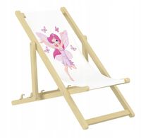 LEŻAK DZIECIĘCY dla dzieci OGRODOWY PLAŻOWY RÓŻNE WZORY drewniany