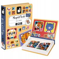 JANOD Magnetibook ZWIERZĄTKA Puzzle Magnetyczne