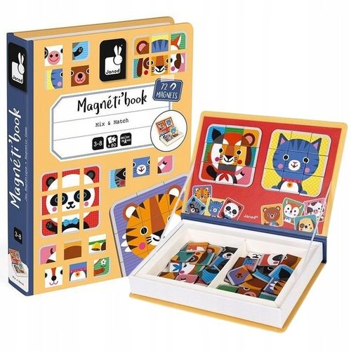 JANOD Magnetibook ZWIERZĄTKA Puzzle Magnetyczne na Arena.pl