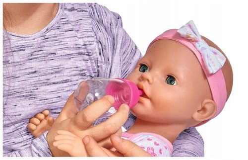 SIMBA NEW BORN BABY LALKA FUNKCYJNA PIJE SIKA 43CM na Arena.pl