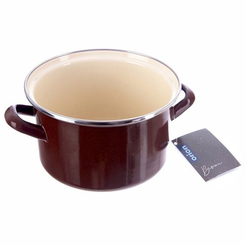 Garnek emaliowany BROWN 18 cm, 2 l na Arena.pl