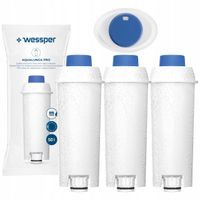 3x filtry do wody Wessper AQUALUNGA PRO do ekspres Delonghi Eletta Dinamica