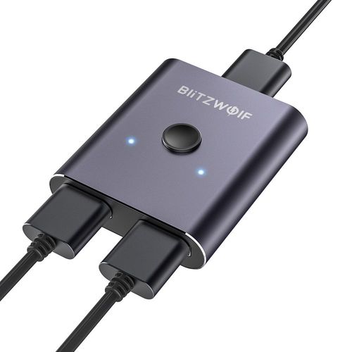 Przełącznik / Switch Hdmi 2X1 Blitzwolf Bw-Hdc2, 4K (Czarny) na Arena.pl