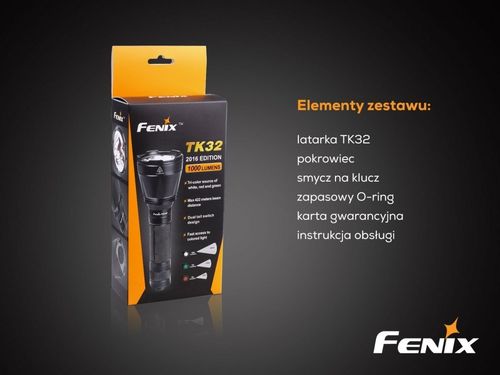 Latarka diodowa Fenix TK32 2016 na Arena.pl