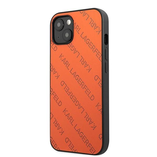 Etui Karl Lagerfeld do iPhone 13 mini, Pomarańczowy zdjęcie 2