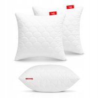 2X PODUSZKA ANTYALERGICZNA 45X45 PIKOWANA GRUBA NA ZAMEK JASIEK DO SPANIA