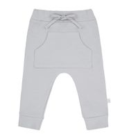 Spodnie dresowe z kieszonką szare 62