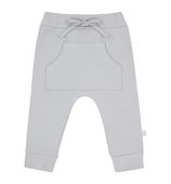 Spodnie dresowe z kieszonką szare 62