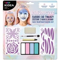 FARBKI DO TWARZY ZESTAW Z NAKLEJ. KSIĘŻNICZKA 1980