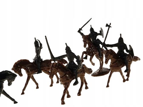 Drewniany Zamek RYCERZE RYCERZYKI ŻOŁNIERZE 60szt na Arena.pl