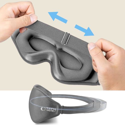tech-protect eyeshade sleep mask grey na Arena.pl