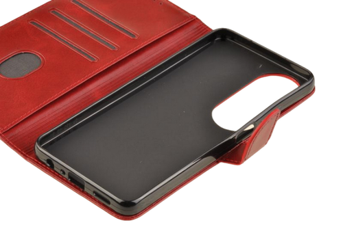 Etui portfel Wallet do Oppo A60 4G czerwony na Arena.pl