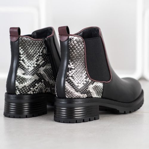 Wygodne Botki Snake Print r.36 na Arena.pl