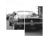 60X60CM CLASSIC MUSTANG 55LANEY69 DWU OBRAZ ŚCIAN