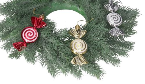 BOMBKI PLASTIKOWE NA CHOINKĘ STROIK 4SZT BOMBKI CHOINKOWE na Arena.pl