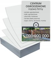 Ulotki A4 reklamowe firmowe PANELE OGRODZENIOWE PROJEKT GRATIS 100 szt
