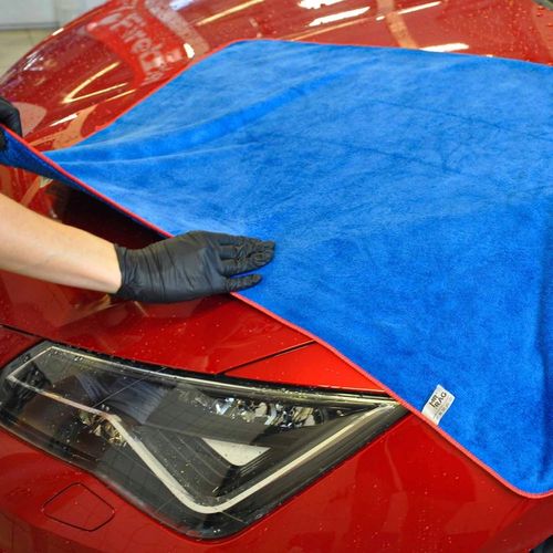 FLUFFY RĘCZNIK Z MIKROFIBRY DO OSUSZANIA AUTA 60 x 90 CM DUŻY GRUBY 450 GSM na Arena.pl