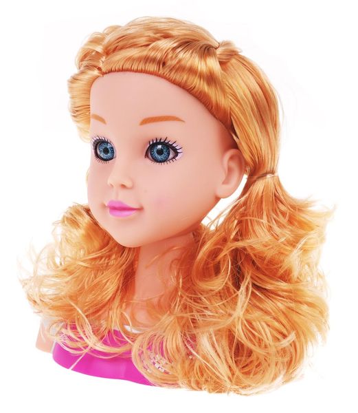 Blond Głowa Do Stylizacji + Akcesoria zdjęcie 3