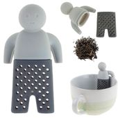 TG66025 ZAPARZACZ DO HERBATY ZIÓŁ LUDZIK SILIKONOWY SITKO