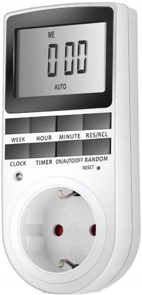 Programator Czasowy Włącznik Wyłącznik Prądu Timer LCD zdjęcie 1