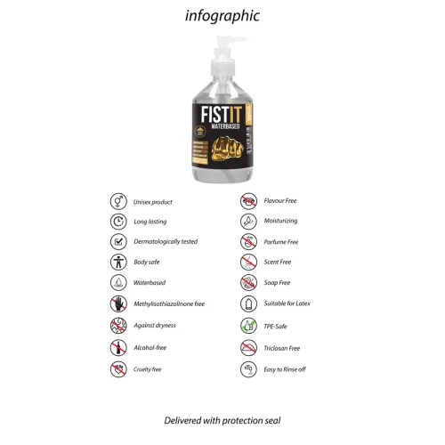 shots fist it żel nawilżający wodny 500 ml dermatologiczny na Arena.pl