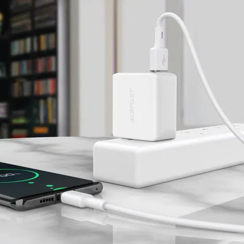 acefast kabel usb - usb typ c 1,2m, 3a biały (c2-04 white) na Arena.pl