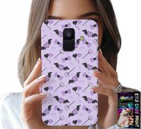 ETUI DO SAMSUNG A6 2018 - MODNE WZORY WIDŁY SERCA KOKARDKI KOKARDA