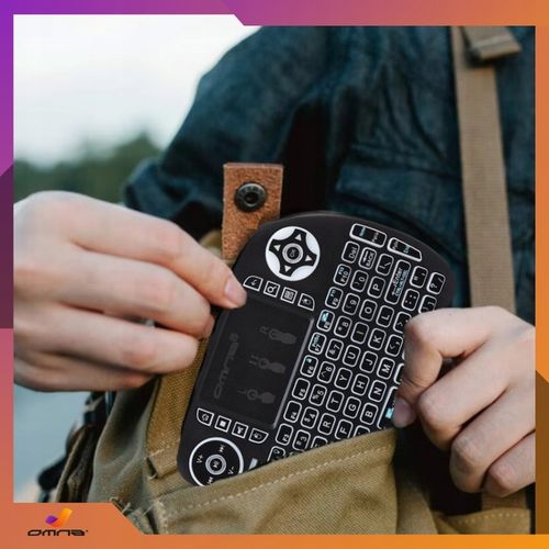 Klawiatura podświetlana bezprzewodowa z touchpadem mini do tabletu tel LED na Arena.pl