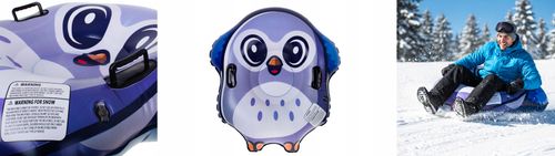 Ślizgacz sanki dmuchane na śnieg Pingwin 95 cm na Arena.pl