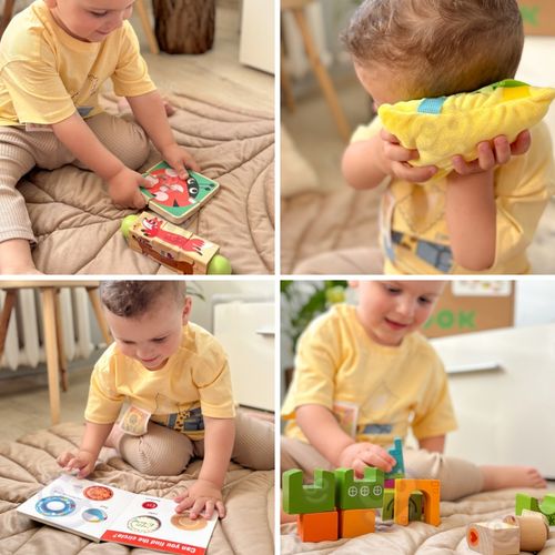 TOOKY TOY Box Pudełko XXL Montessori Edukacyjne 7w1 Sensoryczne 22-24 Mies na Arena.pl