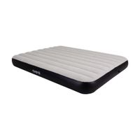 Materac dmuchany king size duży komfortowy welur łóżko AVENLI 203x152x25