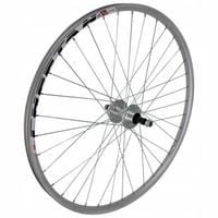 Koło rowerowe tylne 26 JOYSTAR-MT16R MTB srebrne wolnobieg tarcza
